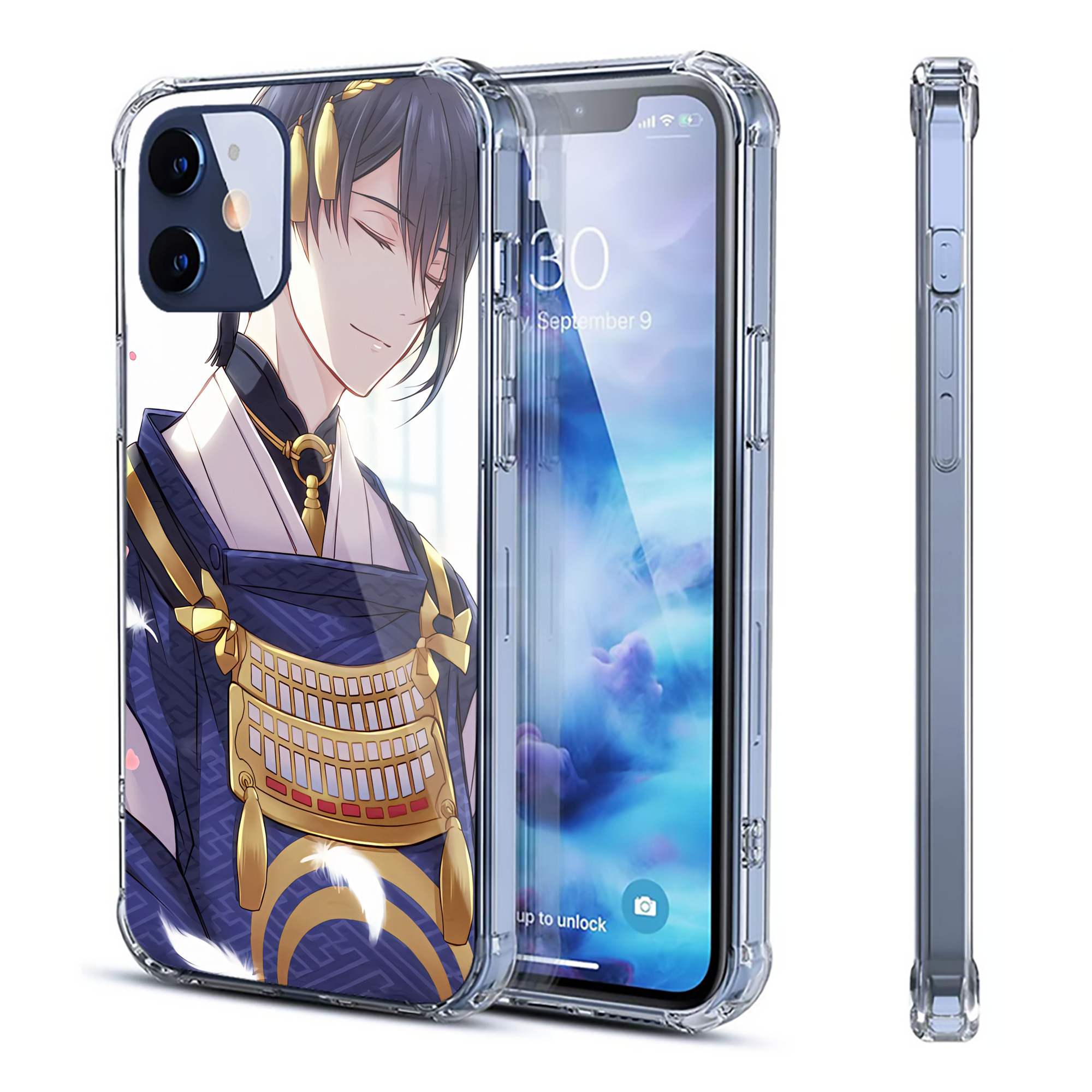 （画像用） 刀剣乱舞 Touken Ranbu 【iPhone 12シリーズ対応】透明スマホケース（クリアソフトケース）